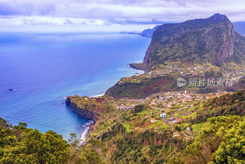 Penha de Águia和Faial, Santana戏剧性的景观